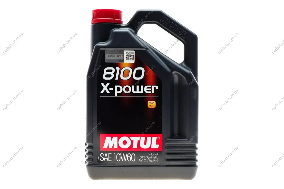 Олива 10W60 X-Power 8100 (4L) (106143) MOTUL 854841 (фото 1)