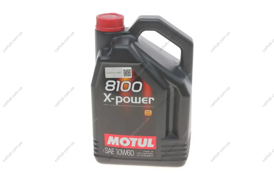 Олива 10W60 X-Power 8100 (5L) (106144) MOTUL 854851 (фото 1)
