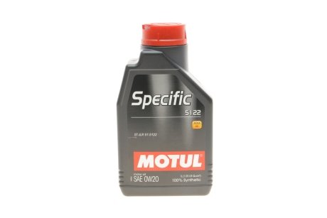 Масло моторное Specific 5122 0W-20 (1 л) MOTUL 867601