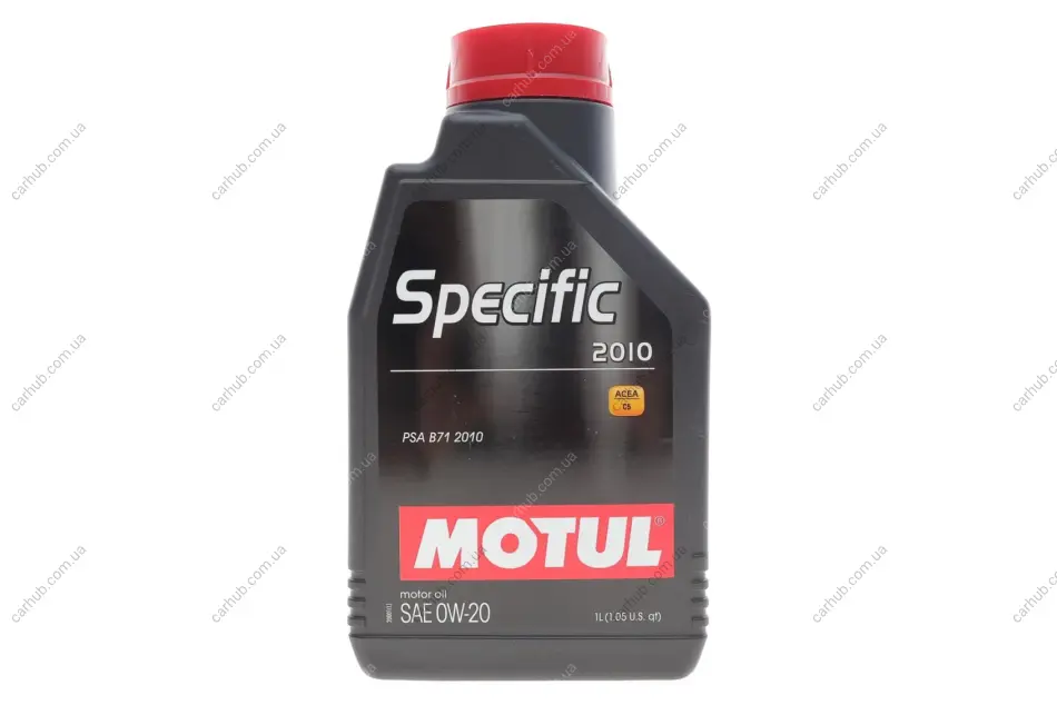 Олива 0W20 Specific 2010 (1L) (ACEA C5) (API SP) PSA B71 2010 (112767) MOTUL 867611 (фото 1)