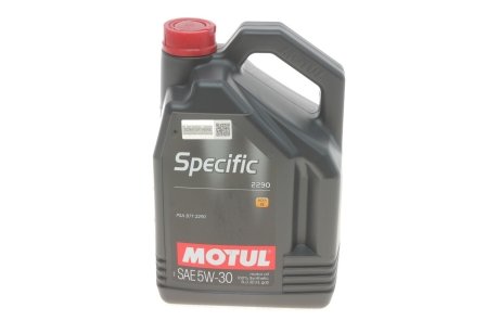 Олива SPECIFIC 2290 5W30 5L MOTUL 867751