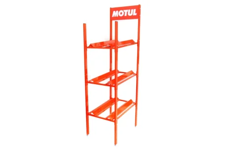 Стенд Motul під три бочки 60л (2000*700*540 мм) був у використанні MOTUL DSC_Stand Motul bochki 3x60