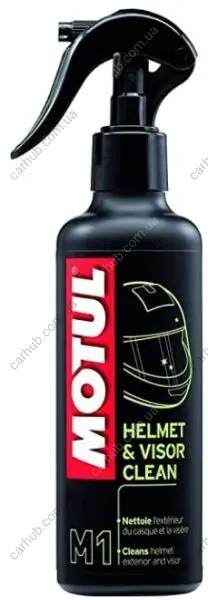 Засіб для чищення шолома HELMET VISOR CLEAN для чищення розпилювач 0,25л для козирків та шоломів MOTUL HELMET VISOR CLEAN M1 (фото 1)