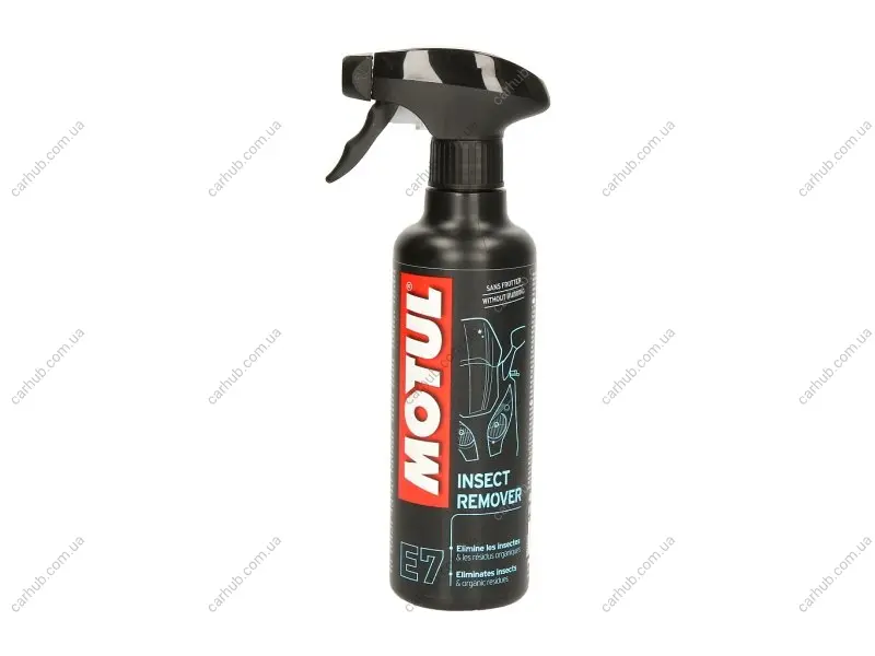 Засіб для очищення мотоциклів INSECT REMOVER для чищення розпилювач 0,4л MOTUL INSECT REMOVER E7 (фото 1)