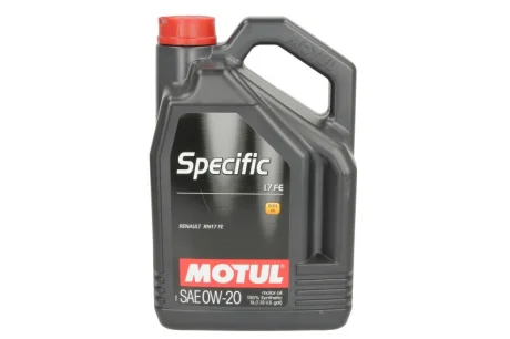 Моторна олива SPECIFIC (5L) 0W20 RENAULT RN 17 FE MOTUL SPECIFIC 17 FE 0W20 5L