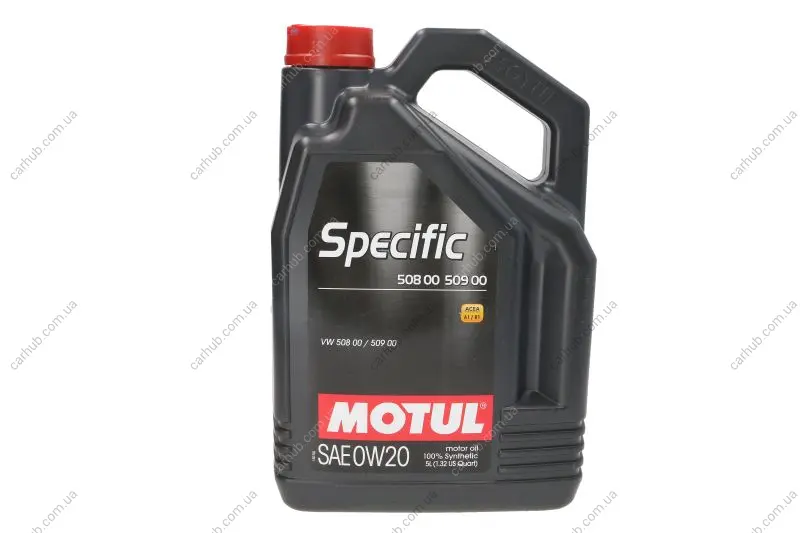 Моторна олива SPECIFIC (5L) 0W20 API SN+ PORSCHE C20 VW 508.00 VW 509.00 MOTUL SPECIFIC 508/509 0W20 5L (фото 1)