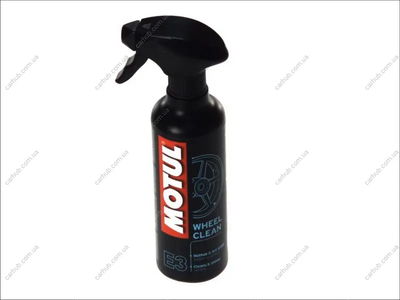 Засіб для чищення колісних дисків WHEEL CLEAN для чищення розпилювач 0,4л MOTUL WHEEL CLEAN E3 (фото 1)