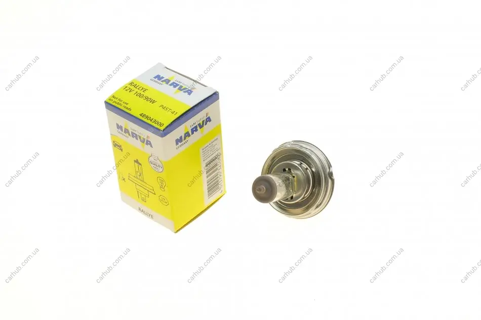 Автолампа H4 12V 100/90W P45t Rallye NARVA 489043000 (фото 1)