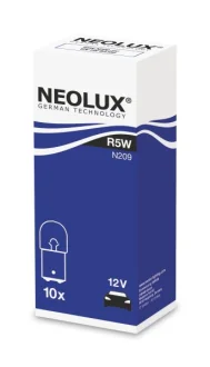 Лампа (картон 10шт) R5W 12В 5Вт BA15D NEOLUX NLX209 K10SZT