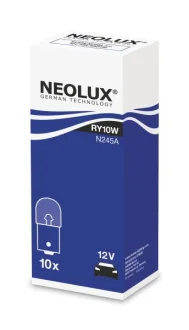 Лампа (картон 10шт) RY10W 12В 10Вт BA15S Standard, жовтий NEOLUX NLX245A K10SZT