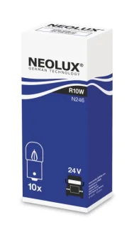Лампа (картон 10шт) R10W 24В 10Вт NEOLUX NLX246 K10SZT