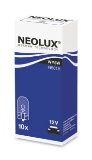 Лампа (картон 10шт) WY5W 12В 5Вт, Помаранчевий NEOLUX NLX501A K10SZT
