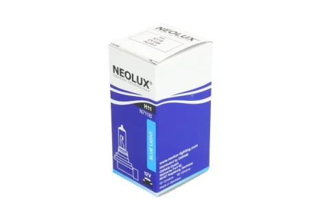 Лампа (картон 1шт) H11 12В 55Вт PGJ 19-2 Blue Light NEOLUX NLX711B