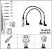 Комплект проводів запалювання AUDI 100 C3, 100 C4, 200 C3, 80 B4, 90 B2, 90 B3, CABRIOLET B3, COUPE B2, COUPE B3 VW PASSAT B2, SANTANA 2.0-2.3 07.81-01.96 NGK 0516 (фото 1)