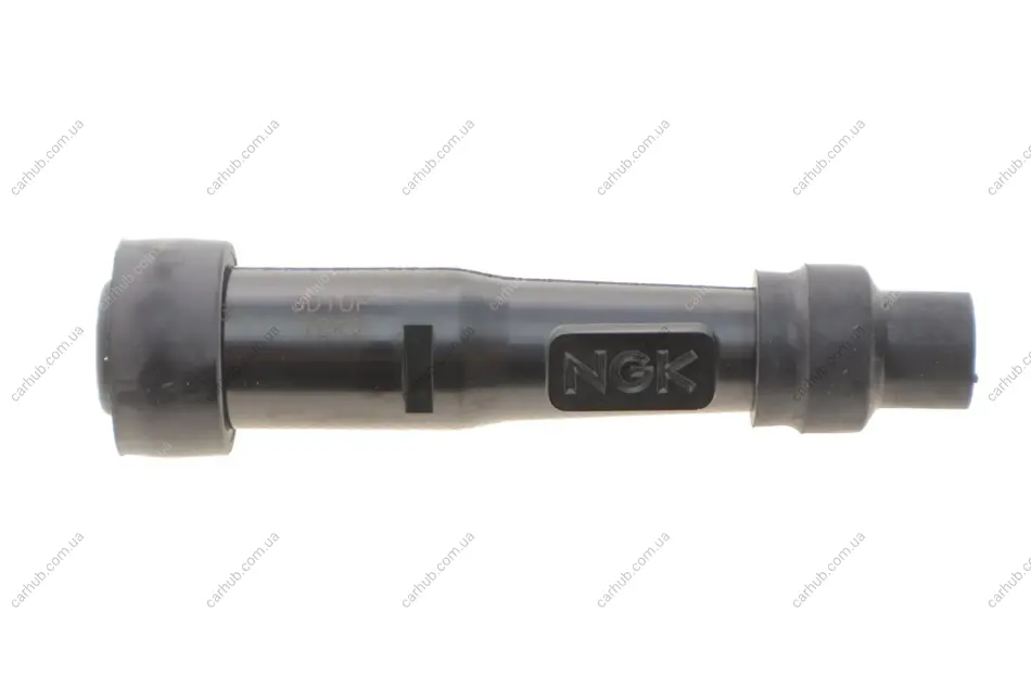 Наконечник свічки запалювання (чорний) (180°/10/12mm) (SD10F) NGK 8394 (фото 1)