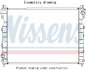 Фото 1 - радіатор системи охолодження NISSENS 606524 Радіатор системи охолодження NISSENS 606524 (фото 1)