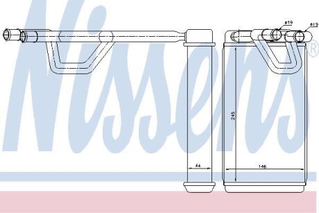 Радіатор пічки First Fit NISSENS 72209