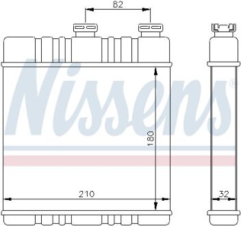 Радіатори опалення NISSENS 72660