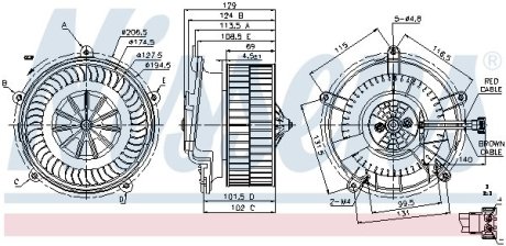 Фото вентилятор салону NISSENS 87119 Вентилятор салону NISSENS 87119