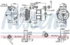 Компресор кондиціонера VOLVO XC60/XC70 2.4 08-17 NISSENS 890062 (фото 1)