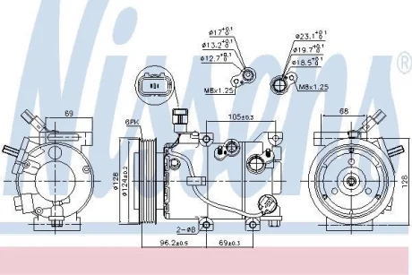 Компресор кондиціонера First Fit NISSENS 890235