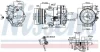 Компресор кондиціонера CRUZE/ASTRA J/INSIGNIA A/MERIVA B/ZAFIRA TOURER C 1.4 09- NISSENS 890266 (фото 1)