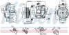 Компресор кондиціонера Octavia/Golf V/IV 1.0-2.0 TSI/TDI 04- (замінено 890633) NISSENS 890632 (фото 1)