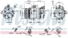 Компресор кондиціонера POLO V 1.6 10-22 NISSENS 890659 (фото 1)