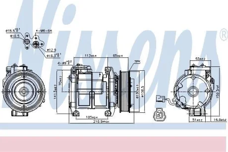 Компресор кондиціонера First Fit NISSENS 89084
