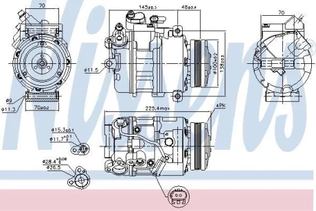 Компресор кондиціонера First Fit NISSENS 89116