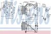Компресор кондиціонера Lancer/Galant 1.3-2.5 95-04 NISSENS 89227 (фото 1)