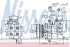 Компресор кондиціонера HONDA Civic/FR-V 1.8 05-12 NISSENS 89246 (фото 1)