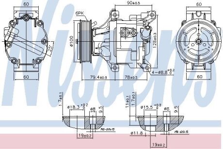 Компресор кондиціонера First Fit NISSENS 89324