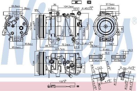 Компресор кондиціонера First Fit NISSENS 89351