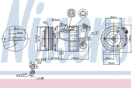 Компресор кондиціонера First Fit NISSENS 89394