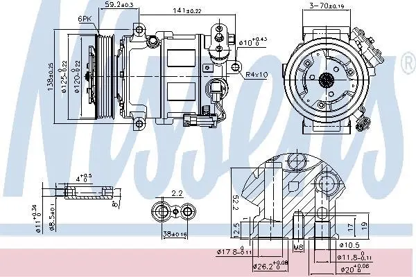 Компресор кондиціонера First Fit NISSENS 89497 (фото 1)