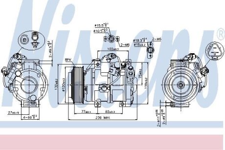 Компресор кондиціонера First Fit NISSENS 89511