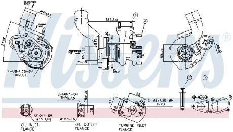 Турбокомпресор First Fit NISSENS 93020