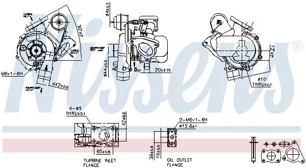 Турбіна JUMPY I/EXPERT/SCUDO 2.0 Hdi/JTD 99-06 NISSENS 93094 (фото 1)
