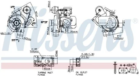 Турбіна JUMPY I/EXPERT/SCUDO 2.0 Hdi/JTD 99-06 NISSENS 93094