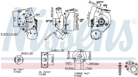 Турбокомпресор First Fit NISSENS 93186