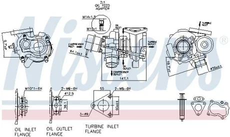 Турбокомпресор First Fit NISSENS 93219