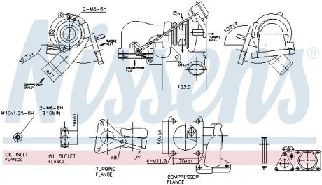Турбокомпресор First Fit NISSENS 93251