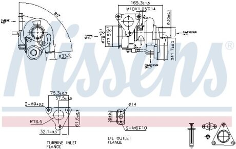 Турбокомпресор First Fit NISSENS 93262