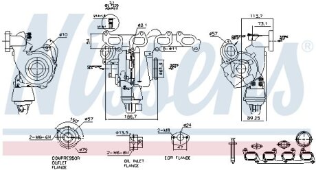 Турбокомпрессор NISSENS 93285
