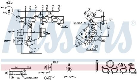 Фото турбокомпресор First Fit NISSENS 93356 Турбокомпресор First Fit NISSENS 93356