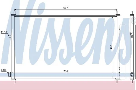 Радіатор кондиціонера Rav 4 III 2.0-2.4 05-13 NISSENS 940021