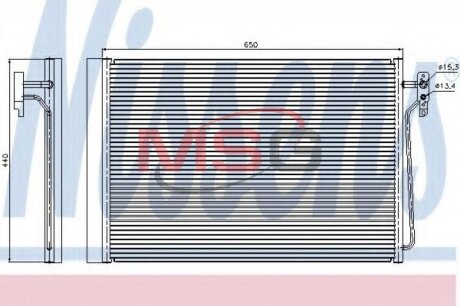 Фото радіатор кондиціонера First Fit NISSENS 940045 Радіатор кондиціонера First Fit NISSENS 940045