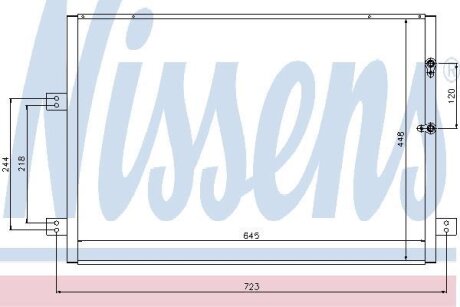 Радіатор кондиціонера First Fit NISSENS 94787