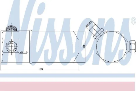 Осушувач кондиціонера AUDI 100/A6 90-87 NISSENS 95117